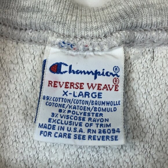 Vintage University Denver Law Champion Reverse Weave Crewneck Sweatshirt XL USA - Picture 9 of 16